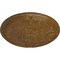 Ekena Millwork Athens Ceiling Medallion (Fits Canopies up to 3 5/8"), 26 1/4"OD x 3 1/4"P, Smokey Topaz Crackle CM27ATSTC - alternate 3